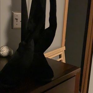 Stuart Weitzman 50/50 over the knee black suede